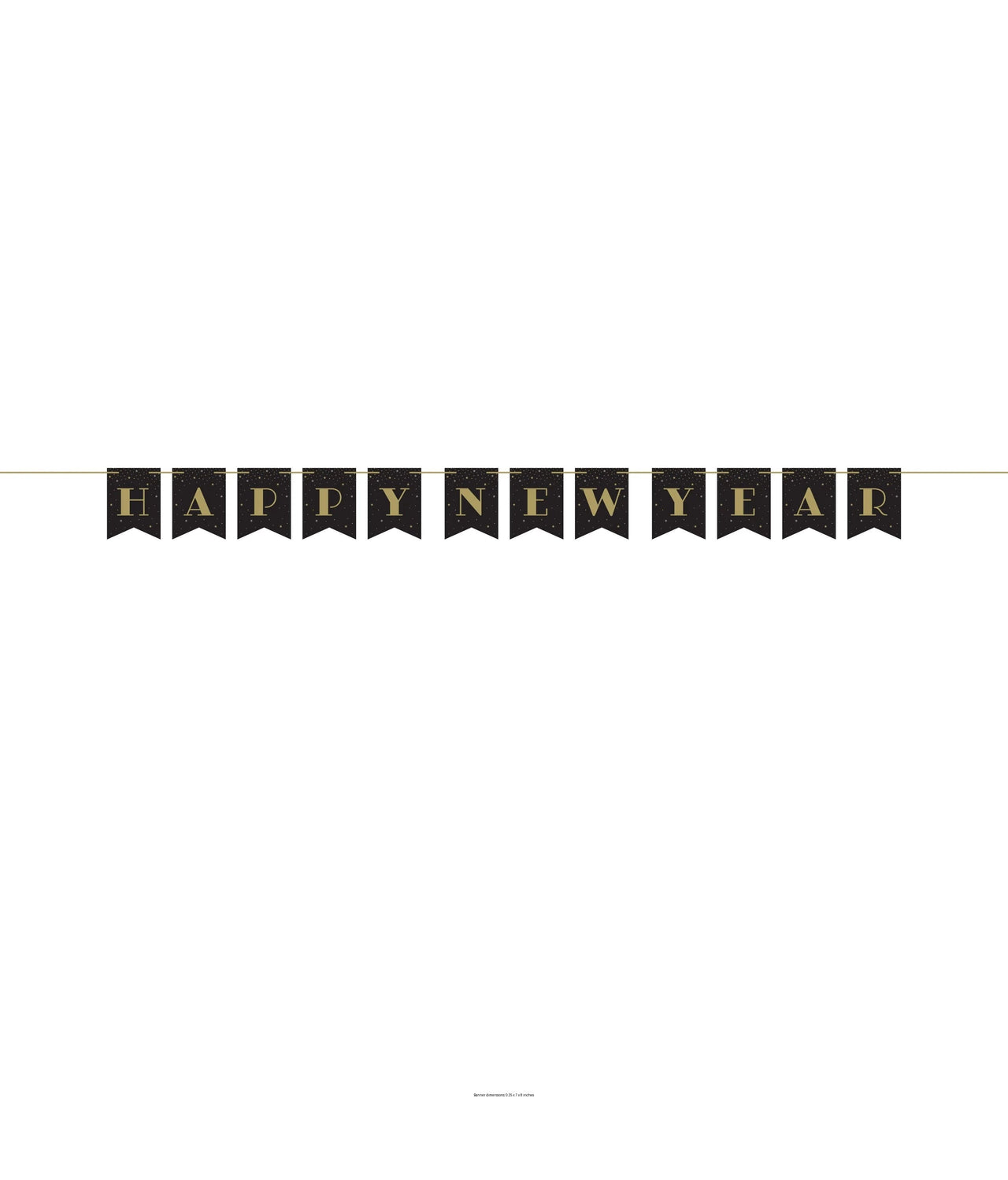 12/Case Bulk New Years Ribbon Banner Shaped