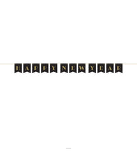 12/Case Bulk New Years Ribbon Banner Shaped