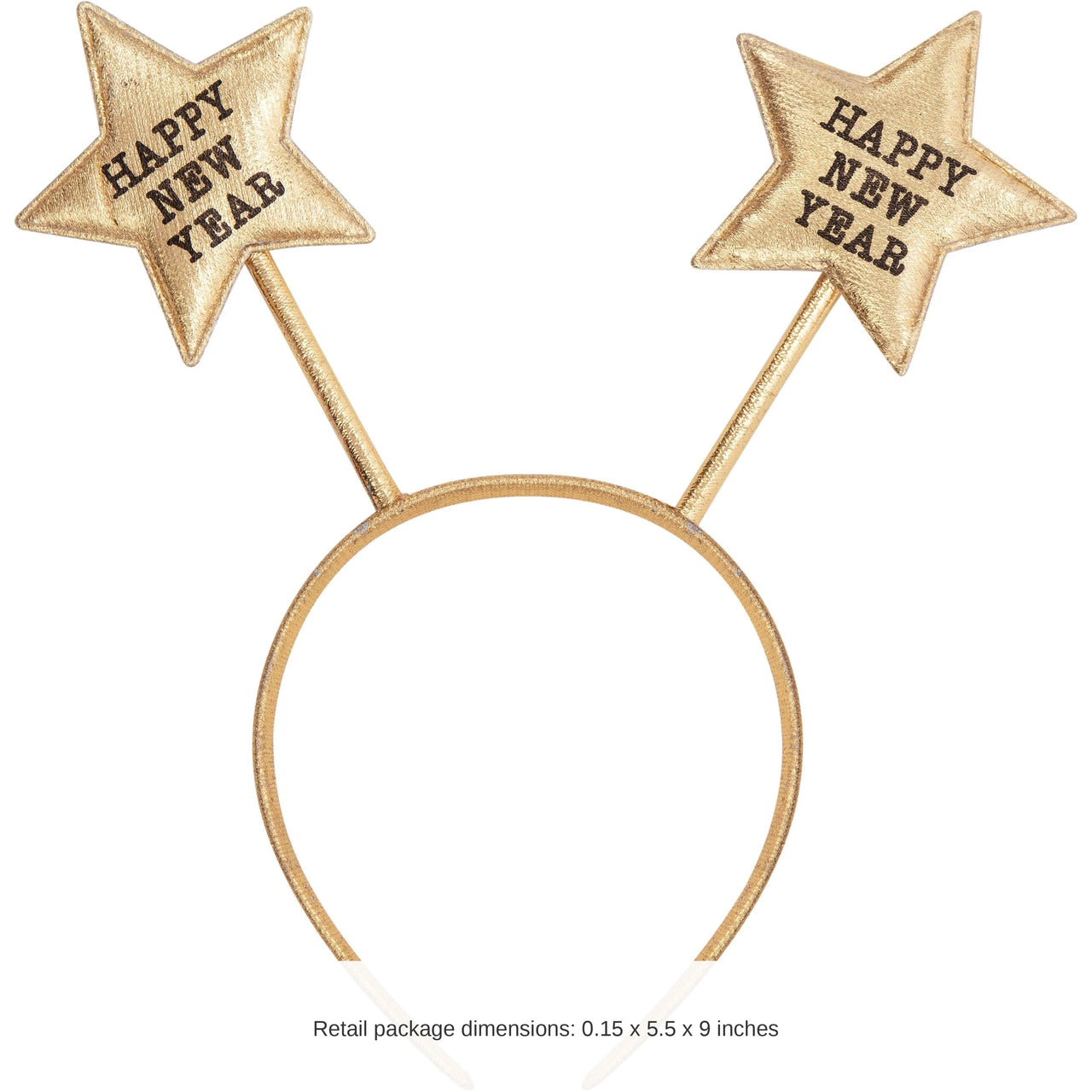 12/Case Bulk New Year's Plastic Headband w/ Boppers