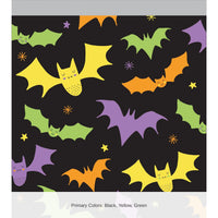 120/Case Bulk Halloween Bats Sandwich Zipper Bag