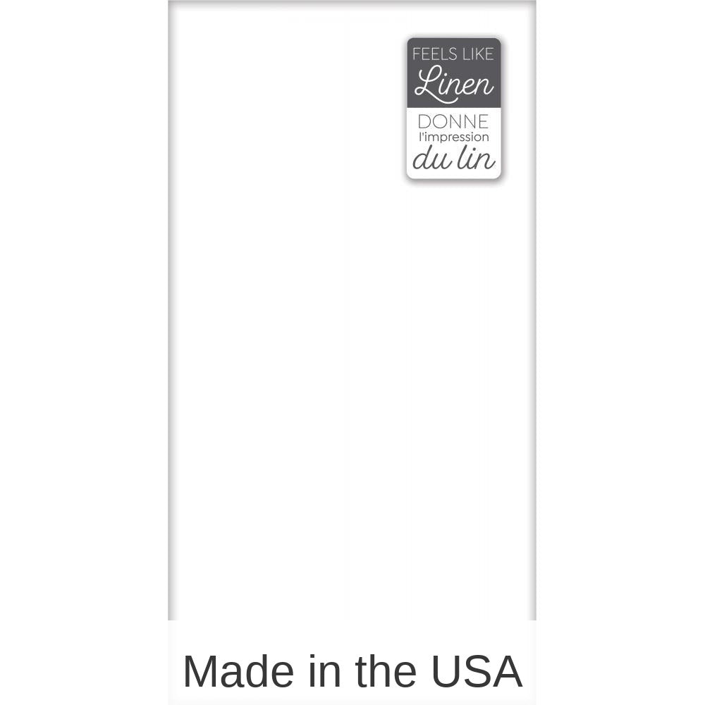 200/Case Bulk White Ultra Dinner Napkins 4" x 8"