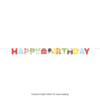 6/Case Bulk Farm Animals Letter Banner w/ Ribbon