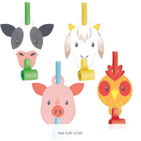 48/Case Bulk Farm Animals Blowouts w/ Med