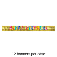 12/Case Bulk Birthday Confetti Happy Birthday Banner