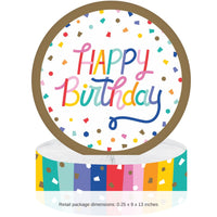 6/Case Bulk Birthday Confetti Honeycomb Centerpiece
