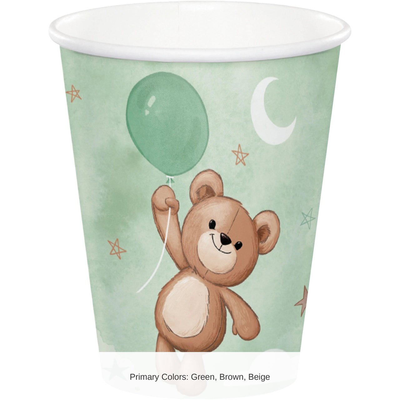 96/Case Bulk Teddy Bear Hot/Cold Cup 9oz.