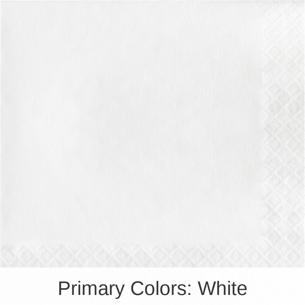 900/Case Bulk White 2 Ply Luncheon Napkins