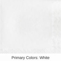 900/Case Bulk White 2 Ply Luncheon Napkins