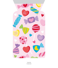 144/Case Bulk Valentine Treats Cellophane Bags with Zipper Closure