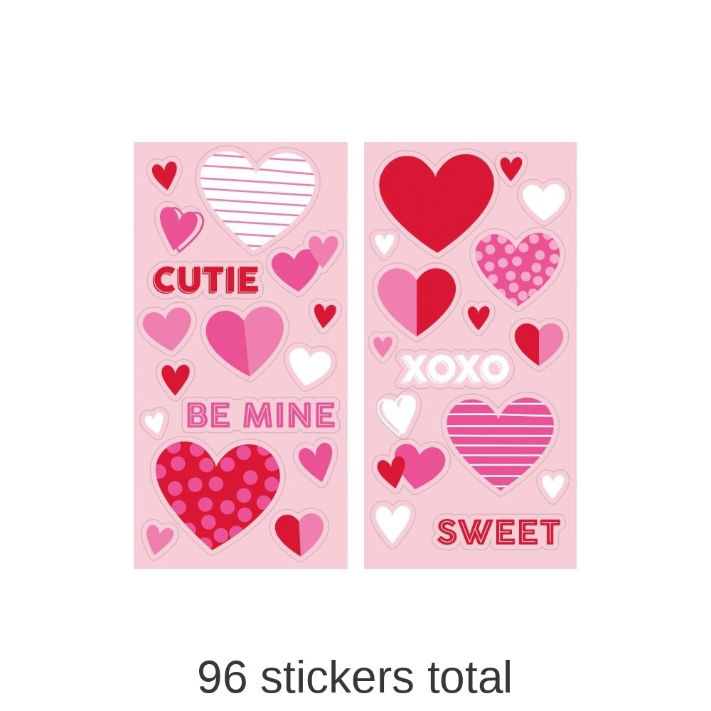 96/Case Bulk Valentines Day Stickers