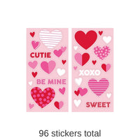 96/Case Bulk Valentines Day Stickers