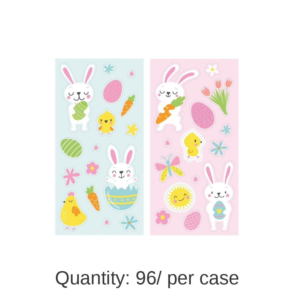 96/Case Bulk Easter Stickers