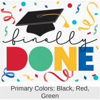 192/Case Bulk Grad Cap Toss 2 Ply 