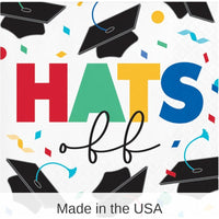 192/Case Bulk Grad Cap Toss 2 Ply 