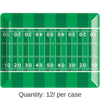 12/Case Bulk Tailgate Decor Plastic Tray, Football 10
