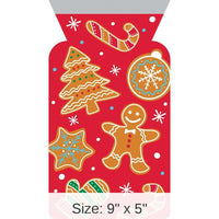 144/Case Bulk Gingerbread Cello Bag with Zipper