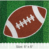 192/Case Bulk Tailgate Time Paper Beverage Napkin