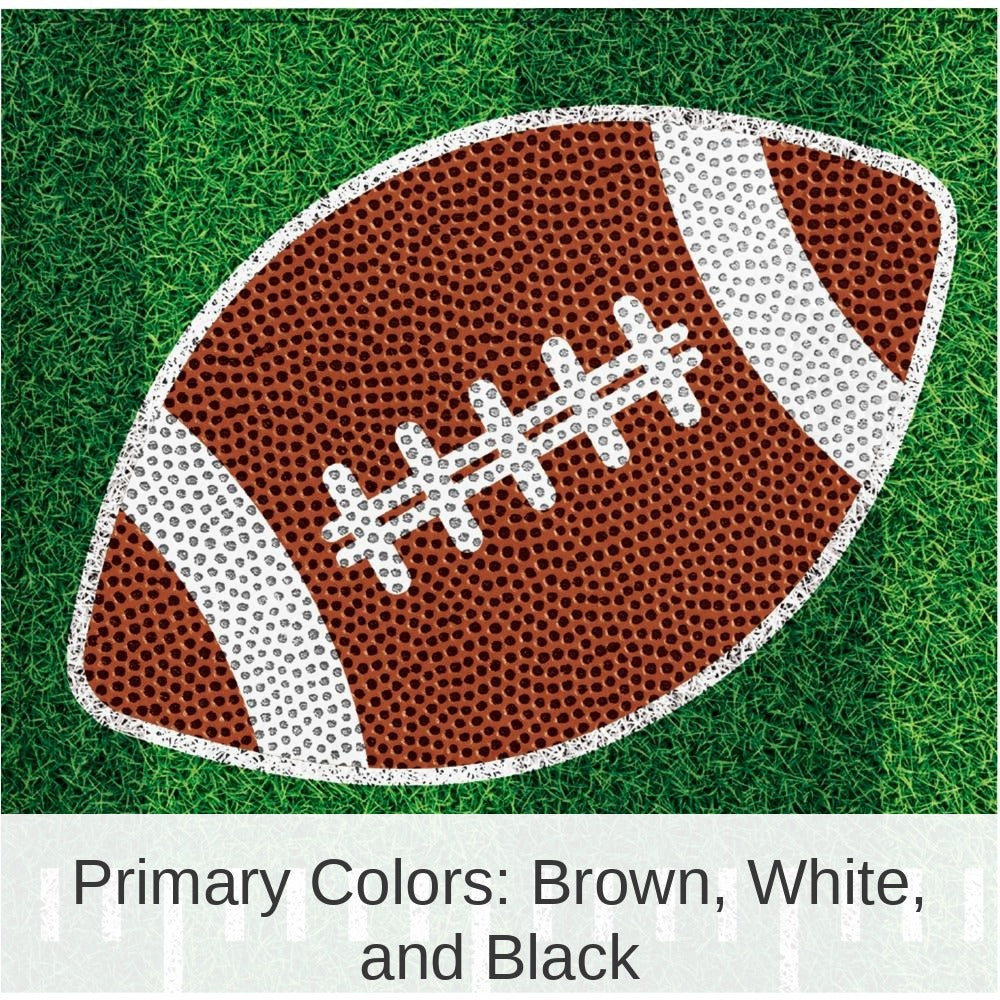 192/Case Bulk Tailgate Time Paper Beverage Napkin