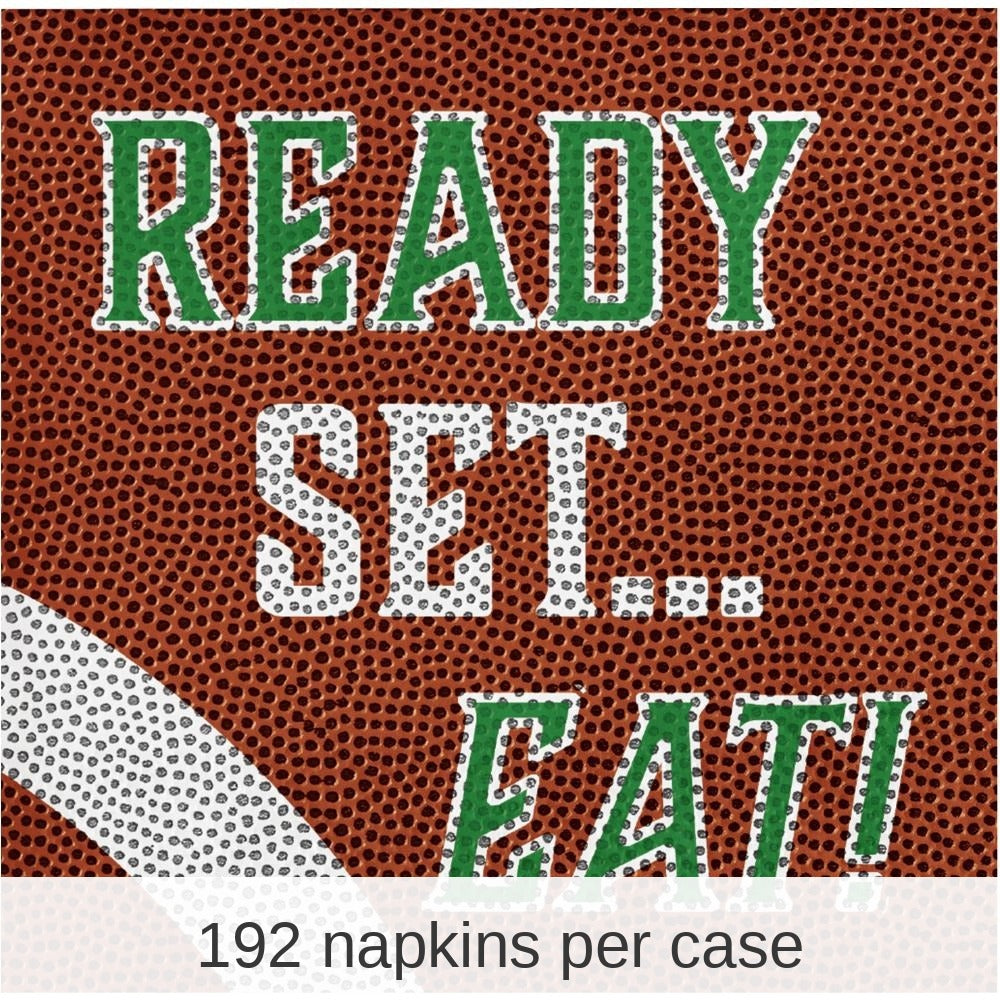 192/Case Bulk Tailgate Time Paper Beverage Napkin