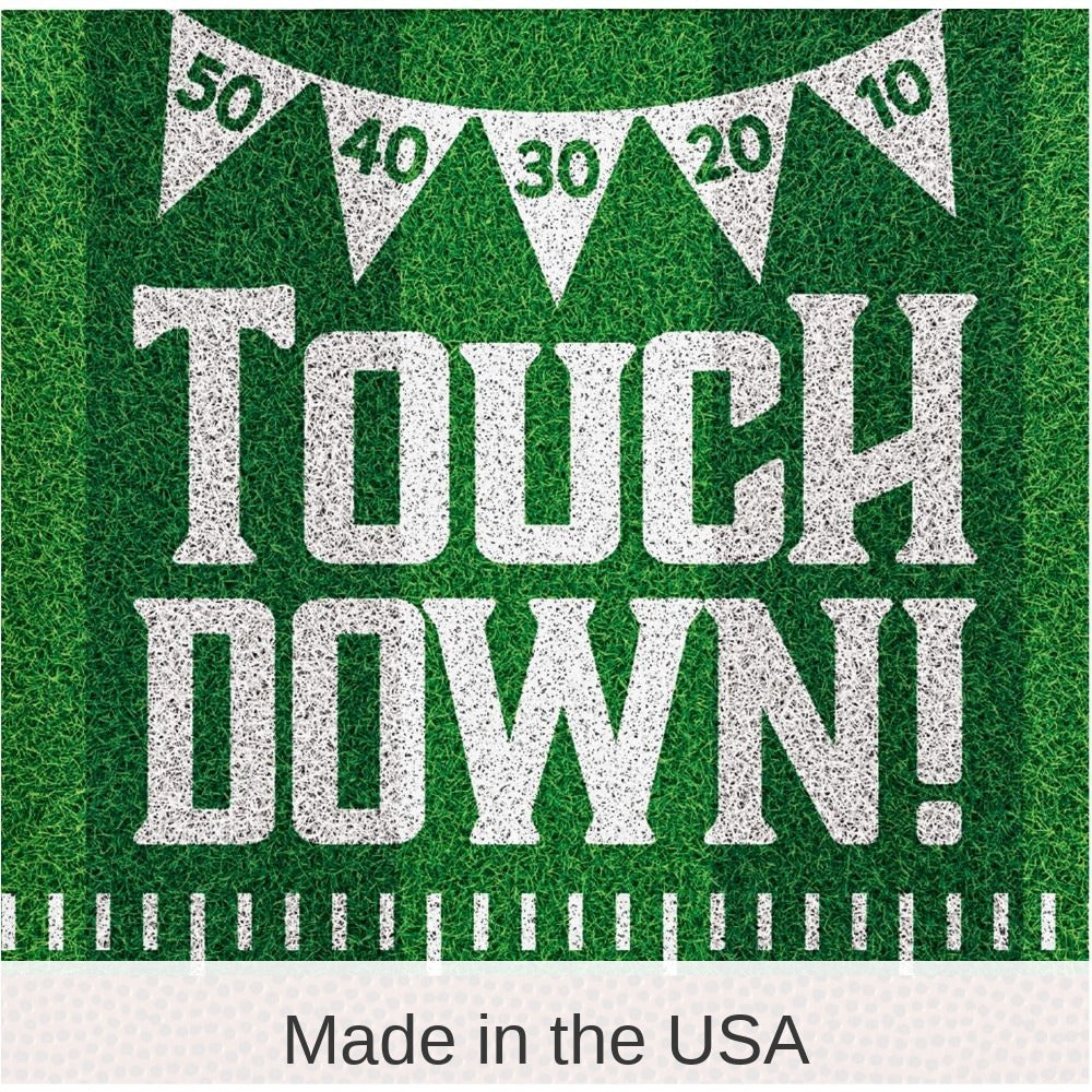 192/Case Bulk Tailgate Time Paper Beverage Napkin