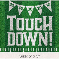 192/Case Bulk Tailgate Time Paper Beverage Napkin