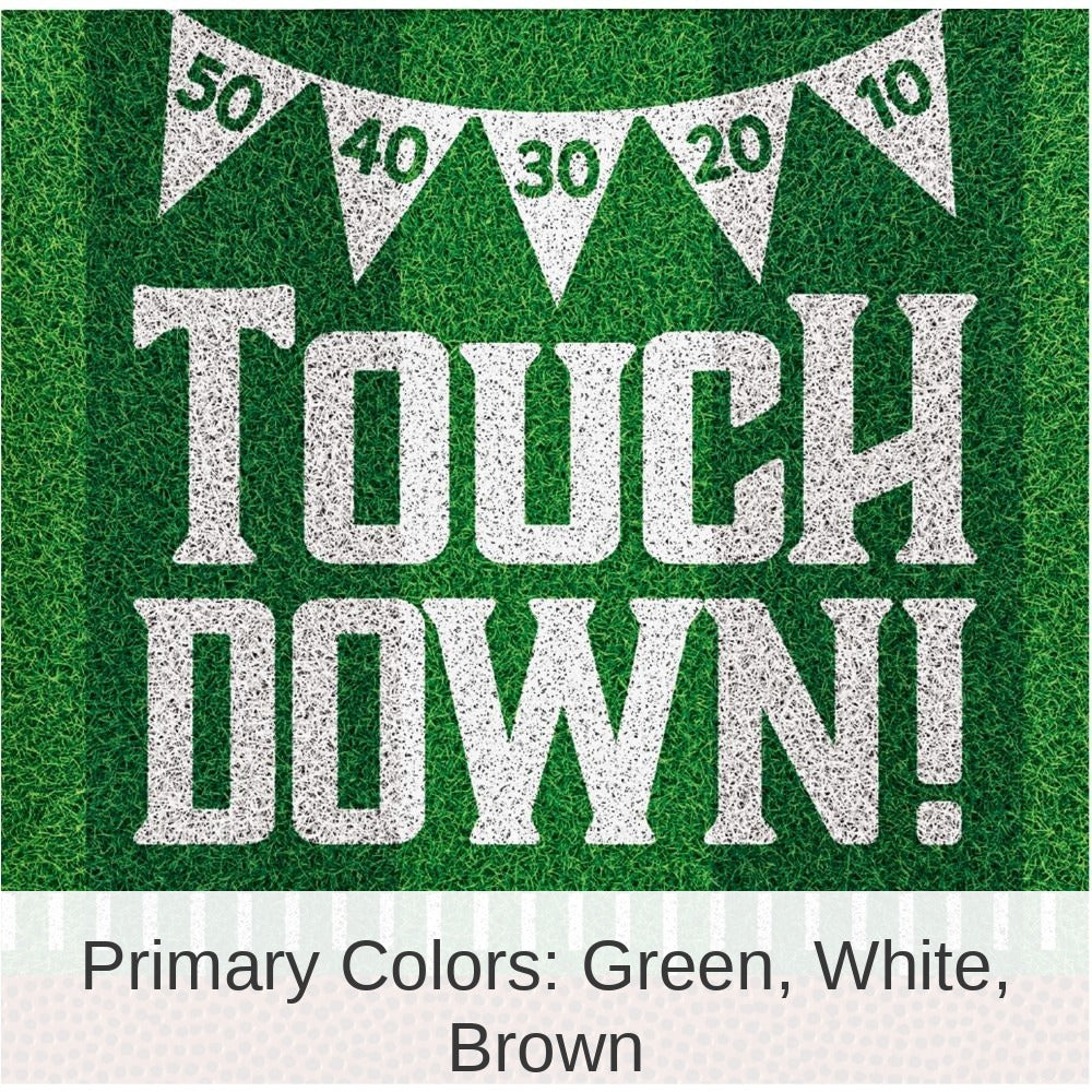 192/Case Bulk Tailgate Time Paper Beverage Napkin