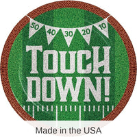 96/Case Bulk Tailgate Time Paper Dinner Plate
