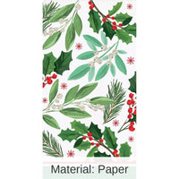 192/Case Bulk Holly Jolly Christmas Paper Guest Towel