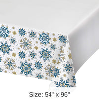 12/Case Bulk Whimsical Winter Paper Tablecover, Border Print