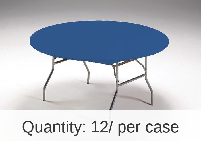 12/Case Bulk Royal Blue Stay Put Round Table Covers