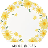 96/Case Bulk Sweet Daisy Paper Dessert Plate