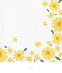 192/Case Bulk Sweet Daisy Paper Lunch Napkin