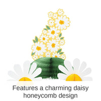 6/Case Bulk Sweet Daisy Honeycomb Centerpiece
