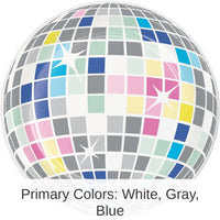 96/Case Bulk Birthday Beats Disco Party Disco Ball Paper Dessert Plates