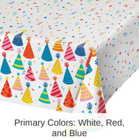 6/Case Bulk Hats Off Birthday Tablecover, Paper 54