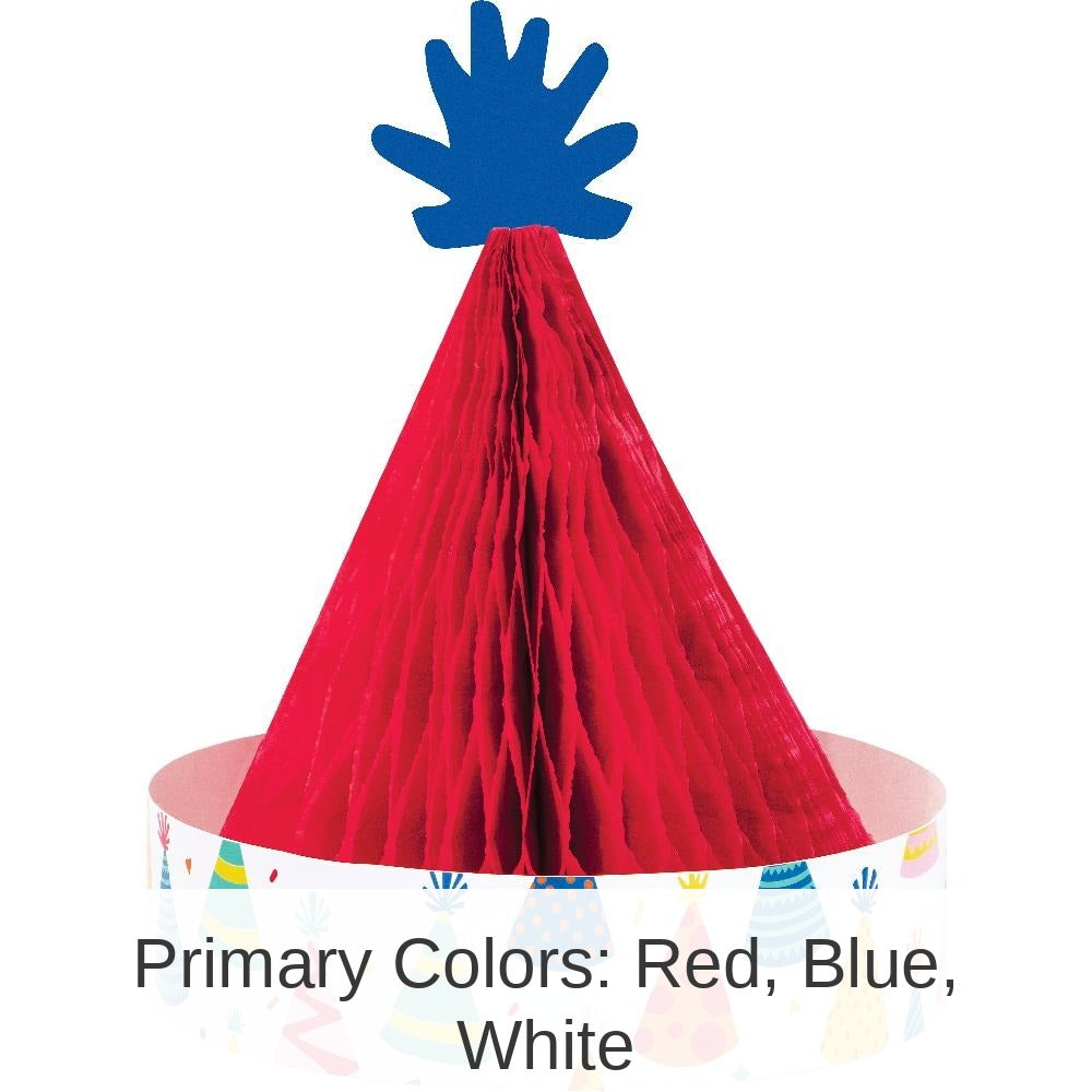 6/Case Bulk Hats Off Birthday Honeycomb Centerpiece