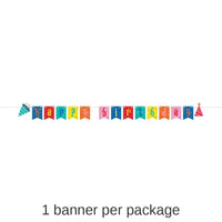 12/Case Bulk Hats Off Birthday Banner
