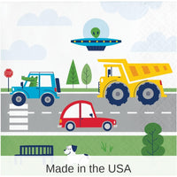 192/Case Bulk Transportation Time City Life Paper Beverage Napkins