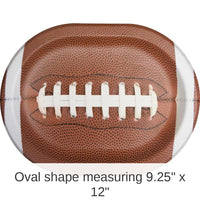 96/Case Bulk Touchdown Time Paper Oval Platter