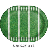 96/Case Bulk Game Time Paper Oval Platter