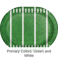 96/Case Bulk Game Time Paper Oval Platter