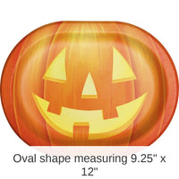 96/Case Bulk Pumpkin Party Paper Oval Platter