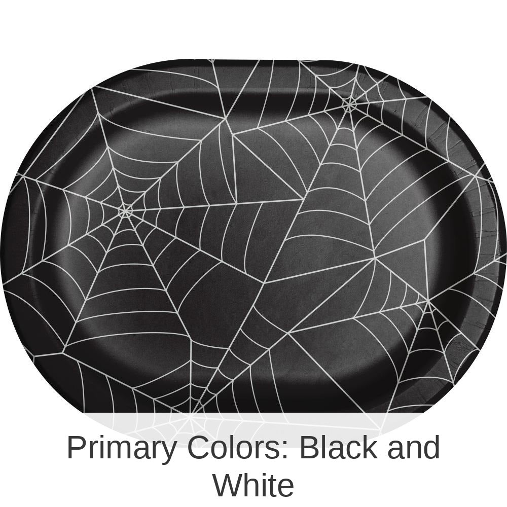 96/Case Bulk Halloween Oval Platter