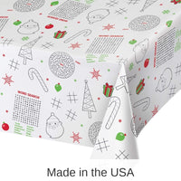 12/Case Bulk Christmas Activity Paper Tablecover