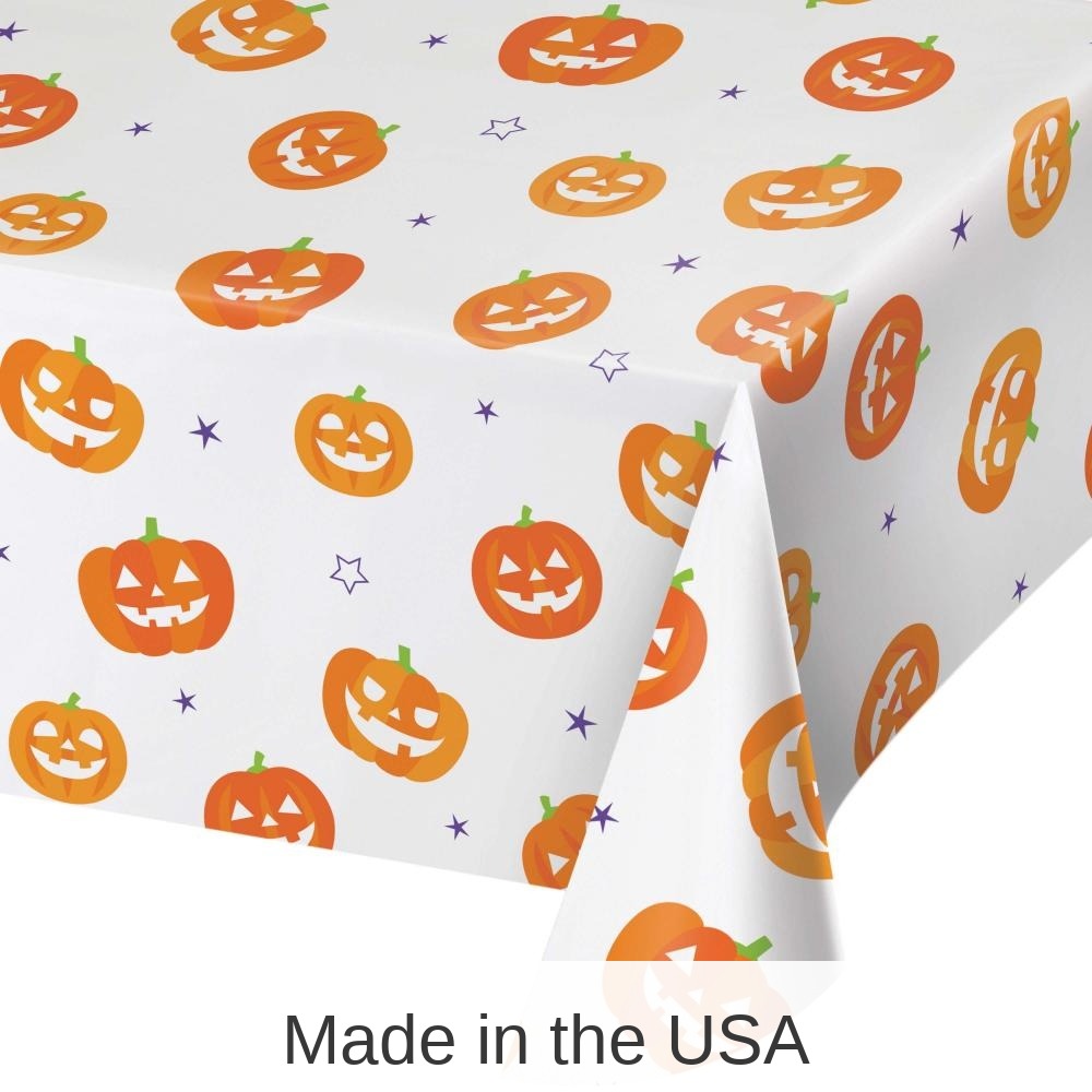 12/Case Bulk Halloween Paper Tablecover