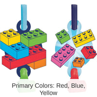48/Case Bulk Block Bash Toy Blocks Party Blower Horns