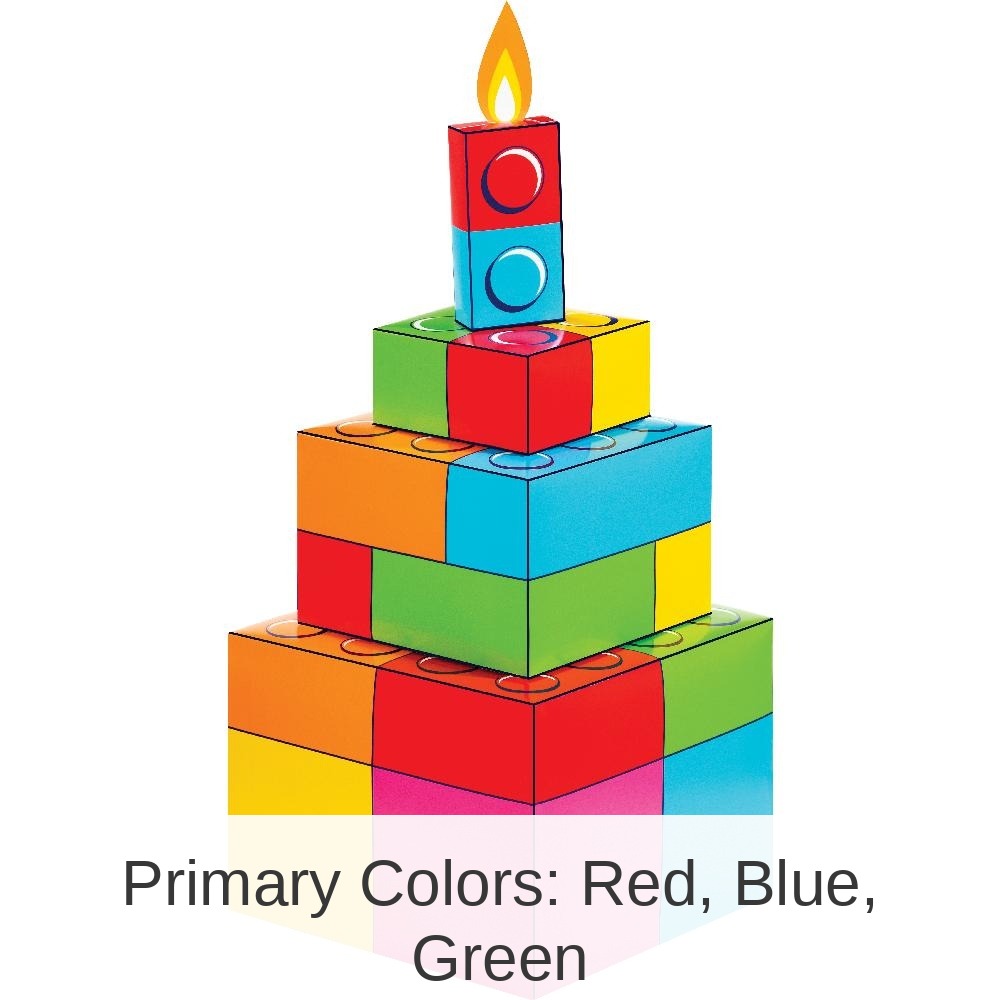 6/Case Bulk Block Bash Toy Blocks Centerpieces