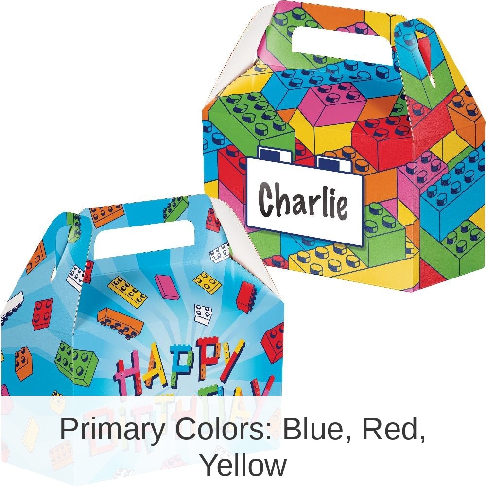 24/Case Bulk Block Bash Toy Blocks Party Favor Boxes
