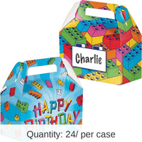 24/Case Bulk Block Bash Toy Blocks Party Favor Boxes