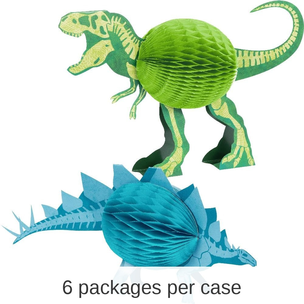 12/Case Bulk Dino Dig Centerpiece Honeycomb Shaped